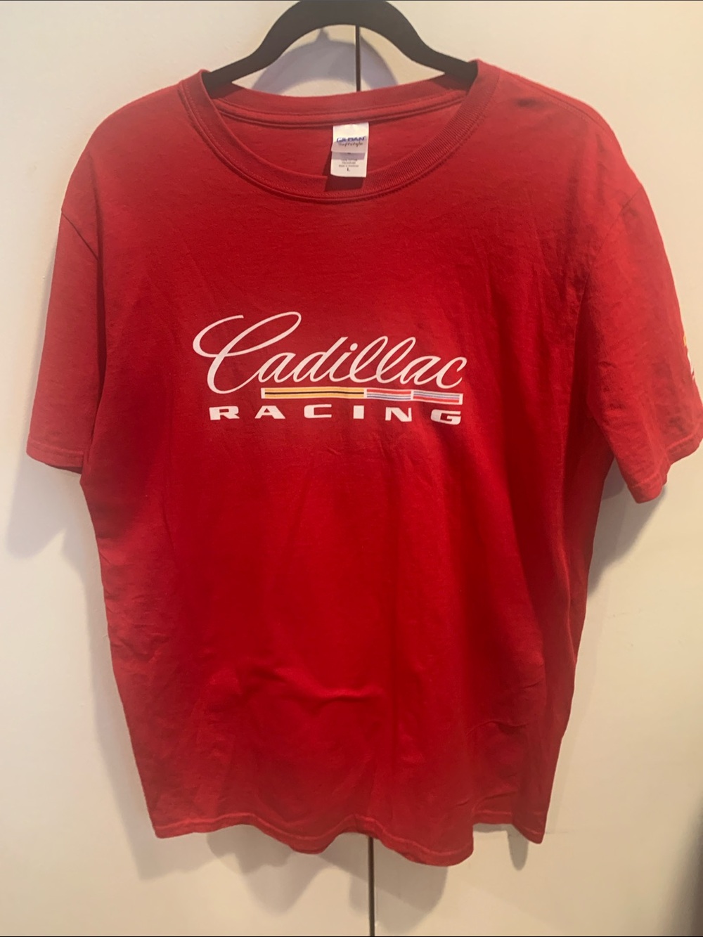 Men’s Red Cadillac Racing Short Sleeve Tee